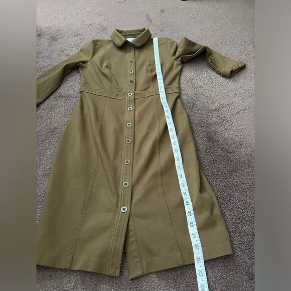 Boden Collar Button Down Midi Shirt Dress - Picture 9 of 9